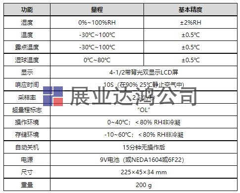 DT-321S系列專業型溫濕度測量儀